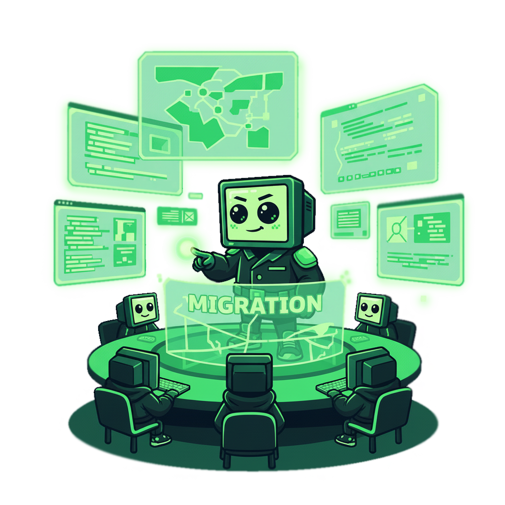 Soroush Mascot Commander in DevOps war room